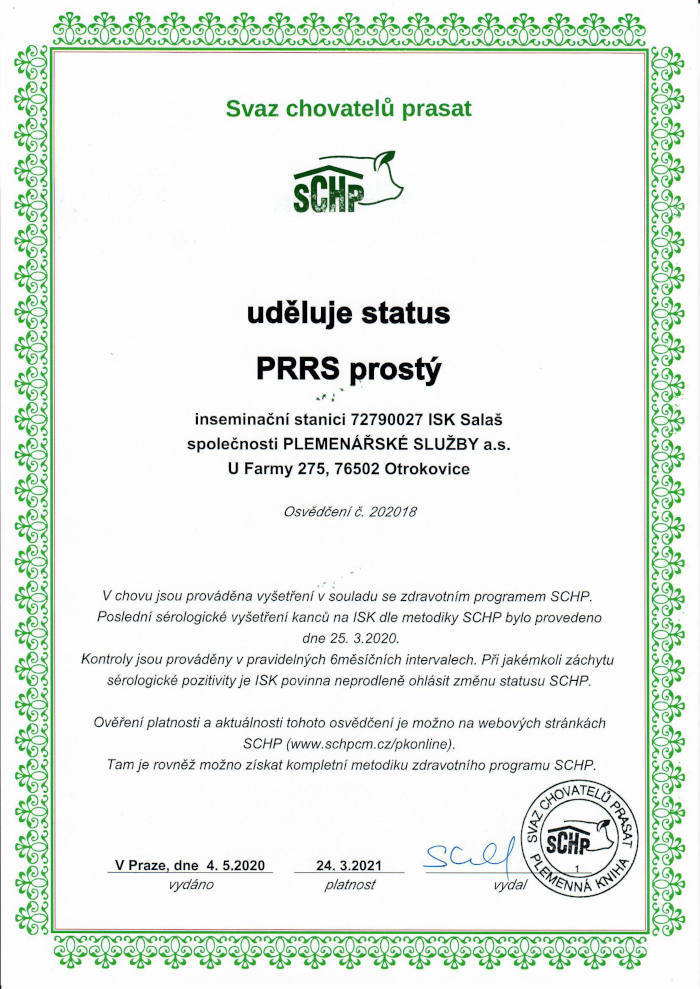 PRRS prostý